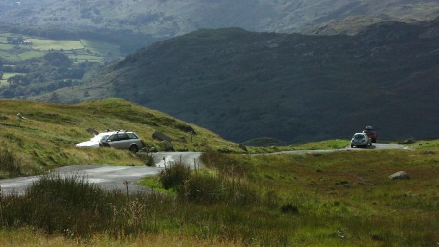 Hard Knott Pass, Lake District, Cumbria, UK