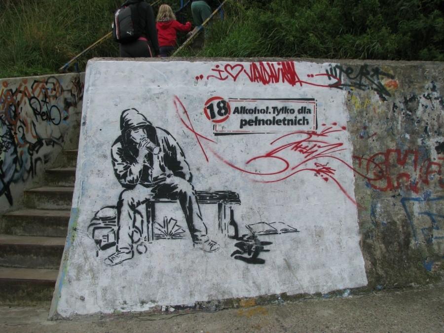 Graffiti w Niechorzu