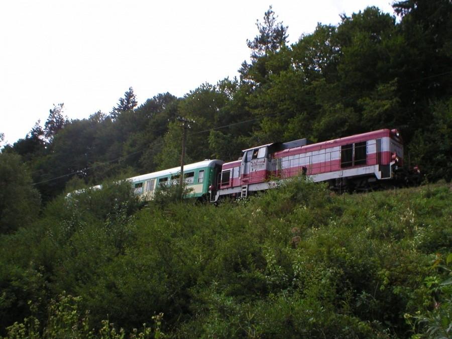 POCIĄG USTRZYKI DOLNE-CHYRÓW(UKR), CZYLI 10 KM/H :-)