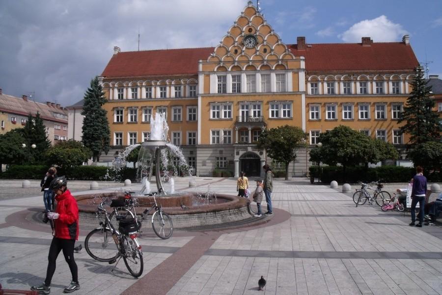 Rynek po czeskiej stronie Cieszyna