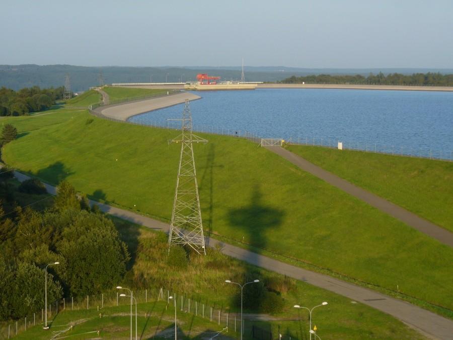 Górny zbiornik elektrowni Żarnowiec
