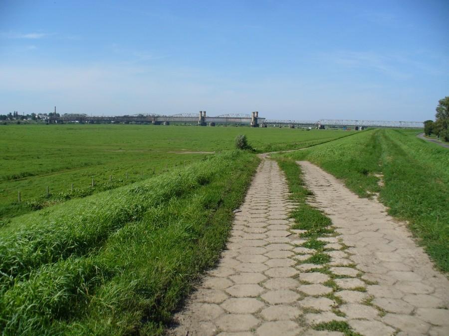 Wał nad wisłą pod Tczewem