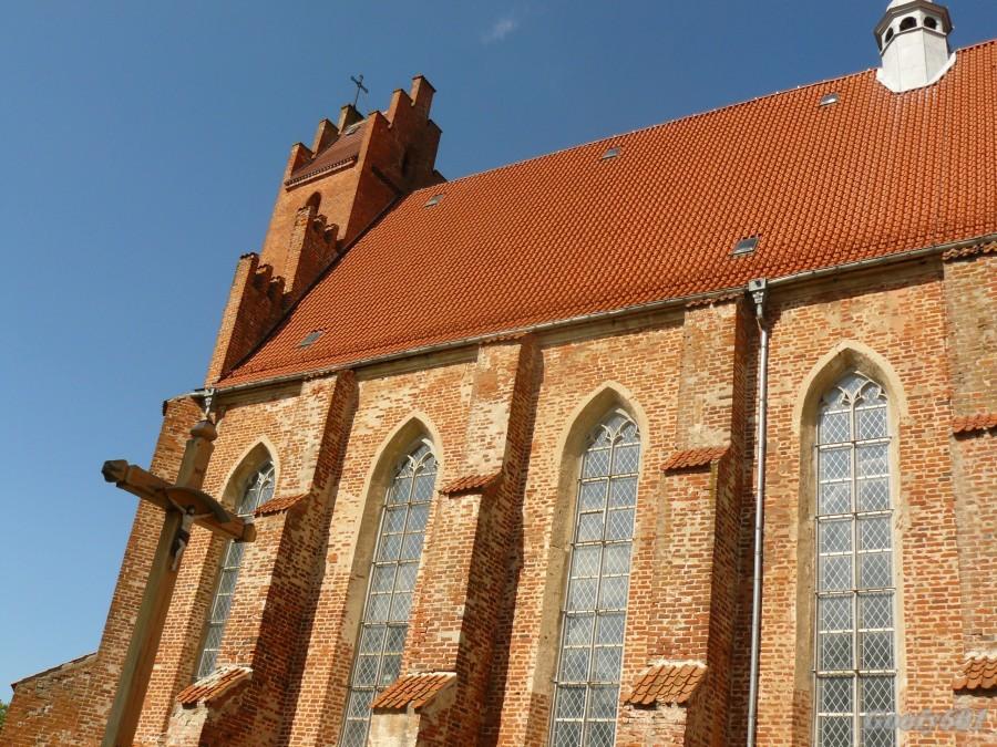 Gotycki kosciół w Żarnowcu