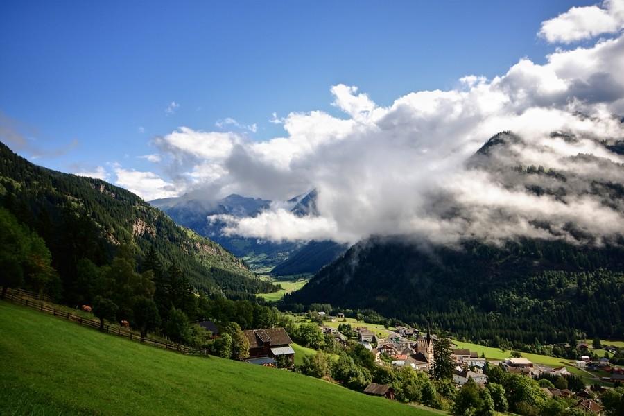 Panorama Winklern, Austria.