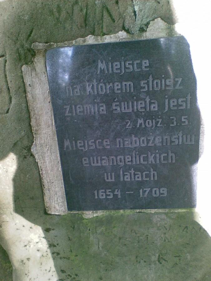 Inskrypcja na Kamieniu Ewangelików