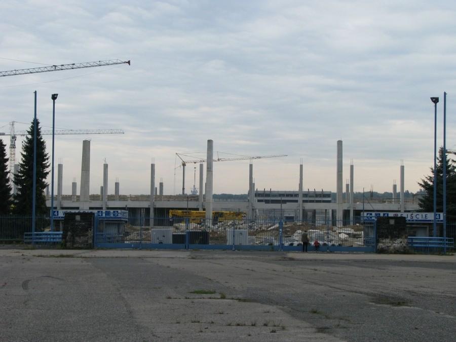 Stadion Śląski w przebudowie