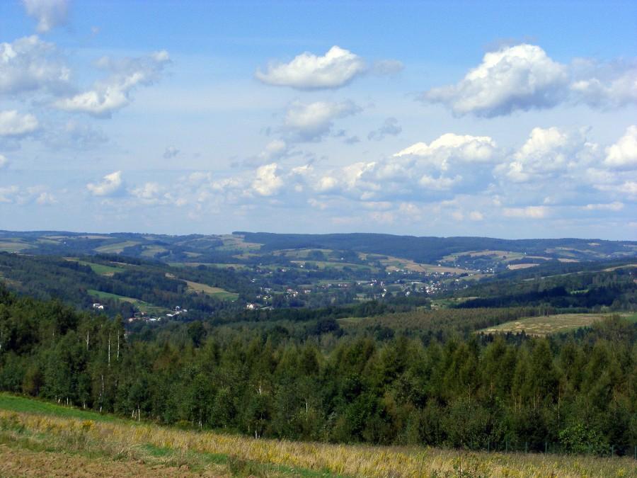 Widok po drodze nawet niczego sobie:D