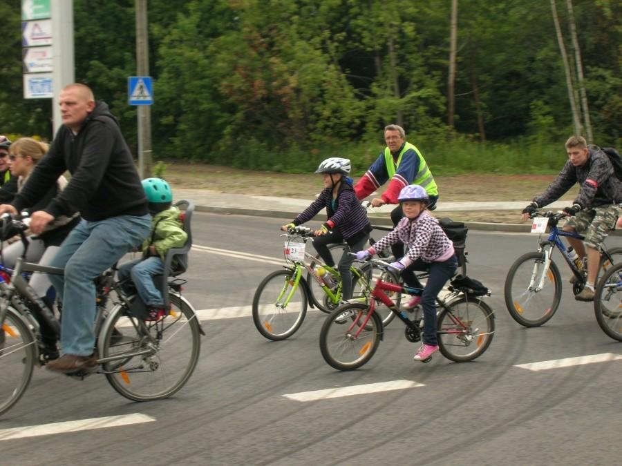 małe rowerzystki