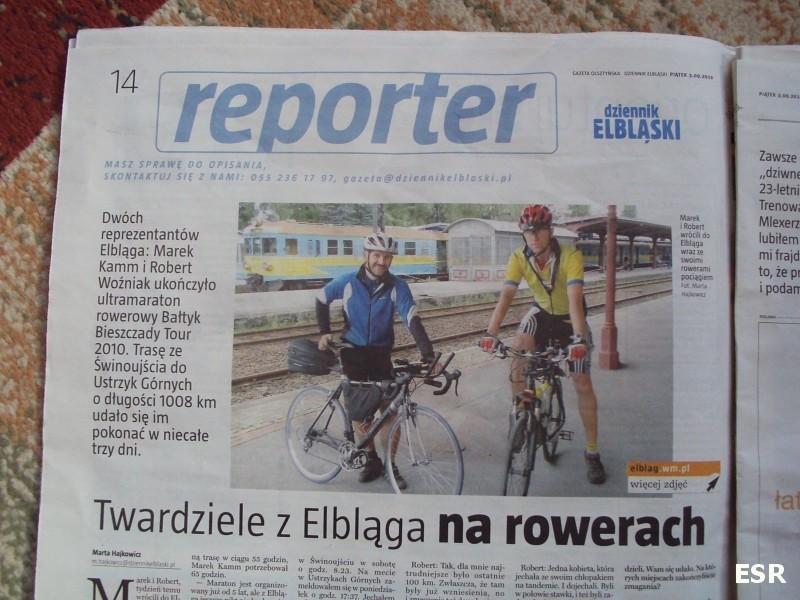 Lans w Dzienniku Elbląskim.