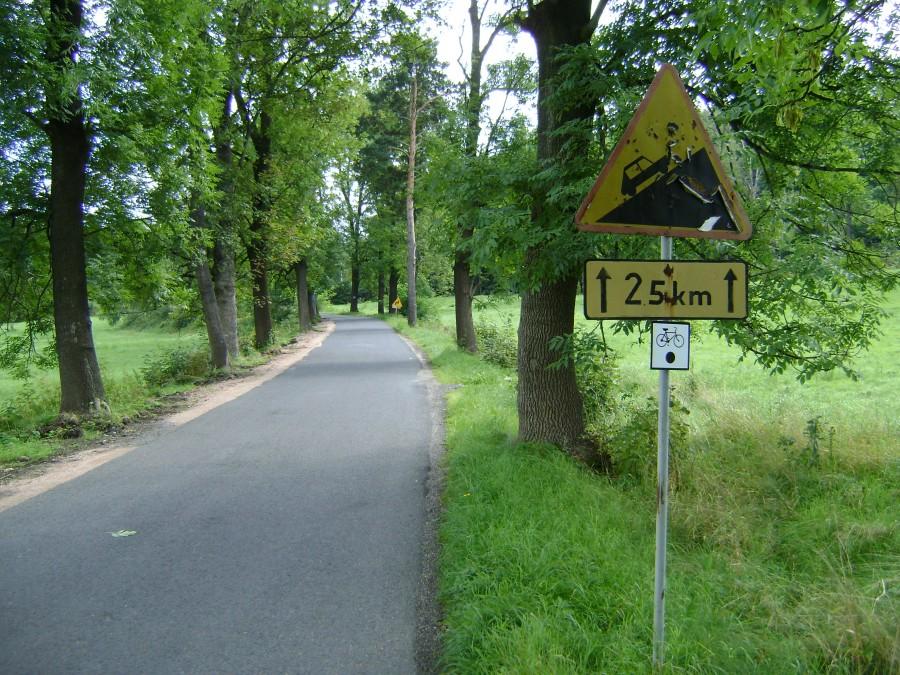 Podjazd pod przełęcz Zachełmską