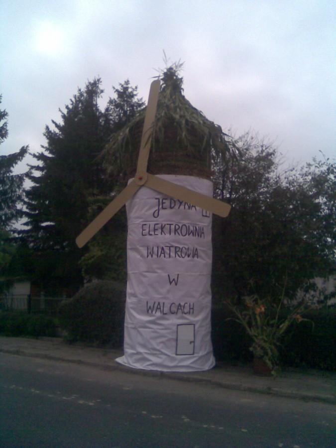 Jedyna elektrownia wiatrowa w Walcach