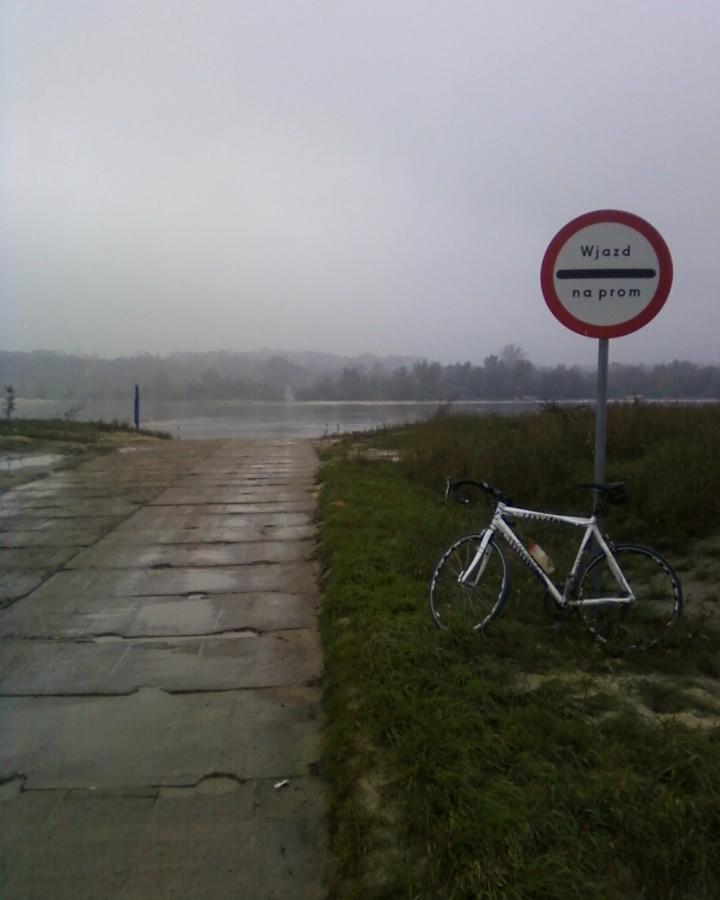 Miejsce przeprawy promowej Bochotnica-Nasiłów