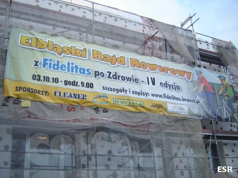 Rajd Fidelitas - baner reklamowy