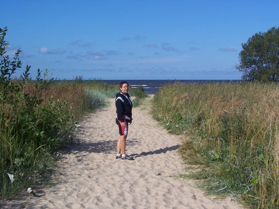 poranek na plaży