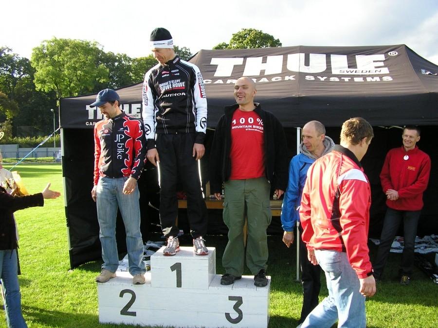 Podium Michałków 2010 - JPbike, Kaiser, klosiu :)