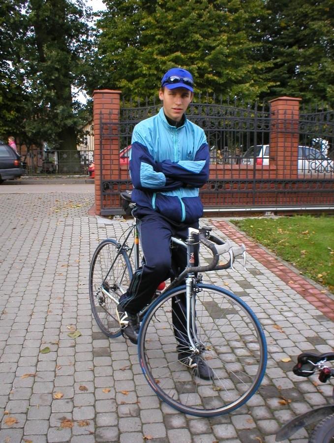 BARTEK MIAŁ ROWER SZOSOWY I MIAŁ TEŻ PEWNE PROBLEMY :-)