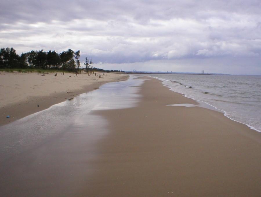 UJŚCIE WISŁY ŚMIAŁEJ NA WYCIĄGNIECIE RĘKI - 30 MINUT PO PLAŻY :-)