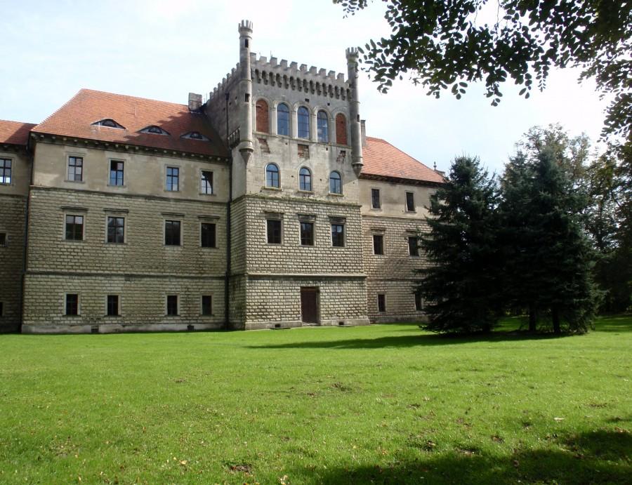 Pałac w Książu od tyłu
