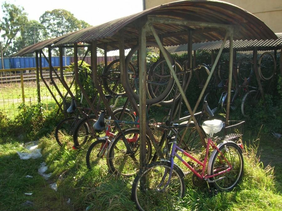 Parking rowerowy w Kaletach