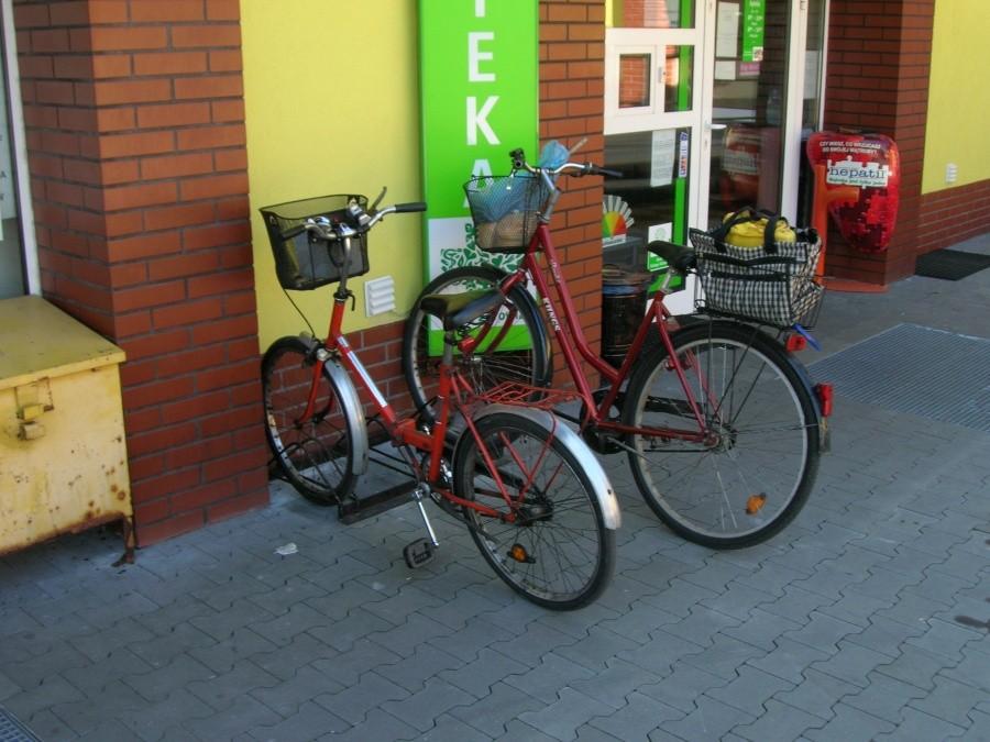 Parking rowerowy w Kaletach