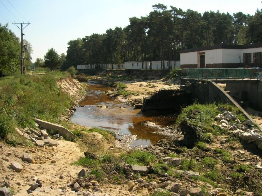 skutki majowej wysokiej wody w Zielonej (Kalety)