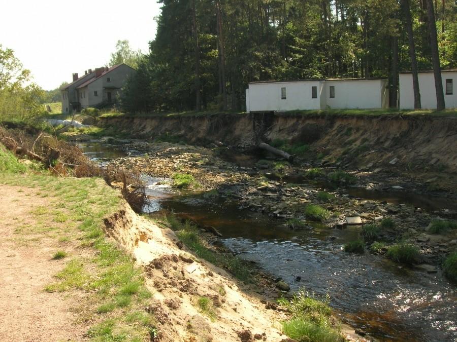skutki majowej wysokiej wody w Zielonej (Kalety)