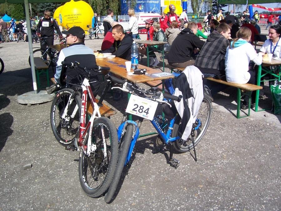 mój rower przygotowany do startu