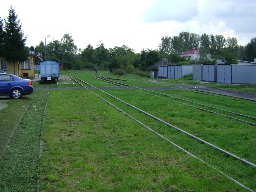 Stacja kolejki wąskotorowej w Pińczowie