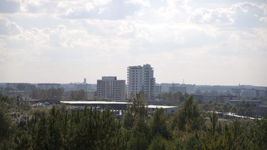 Widok na Białystok z lasu Pietrasze