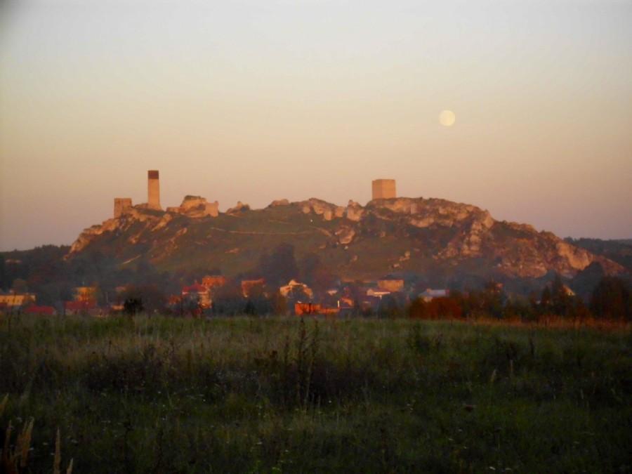 Zamek w Olsztynie.