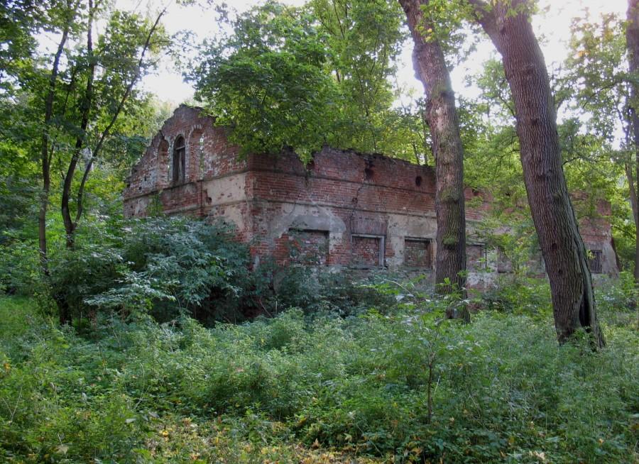 Jabłonna - ruiny stajni