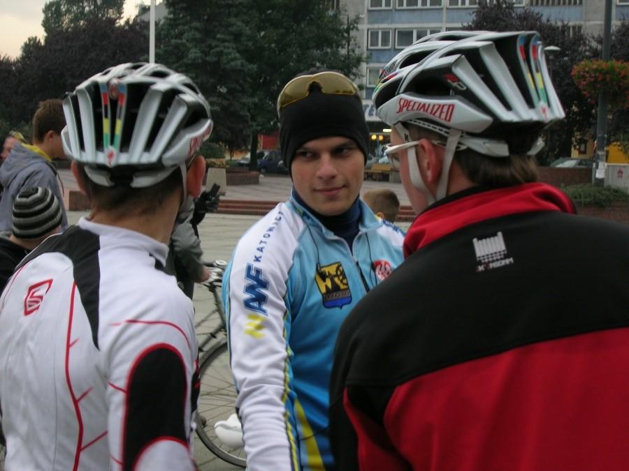 rowerzyści Gliwickiej Masy Krytycznej