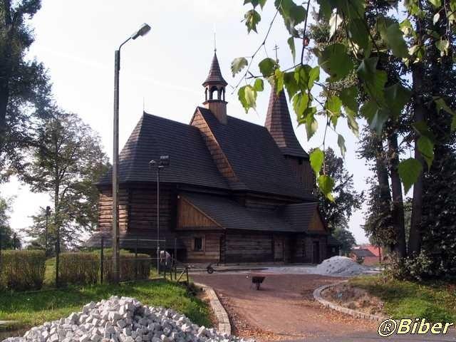 Kościół z 1661r. o konstrukcji zrębowej w Żernicy