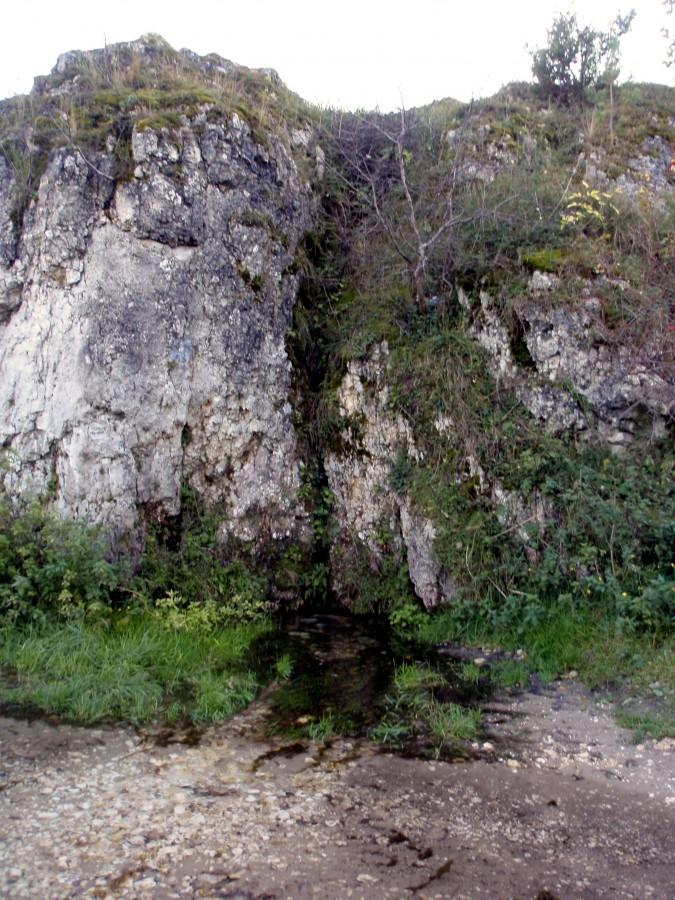 Źródło spod skały w Zdowie