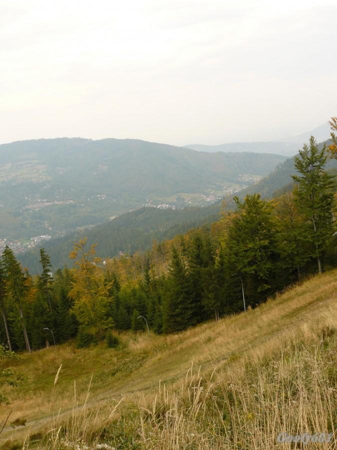 Jesienny widok na Szczyrk