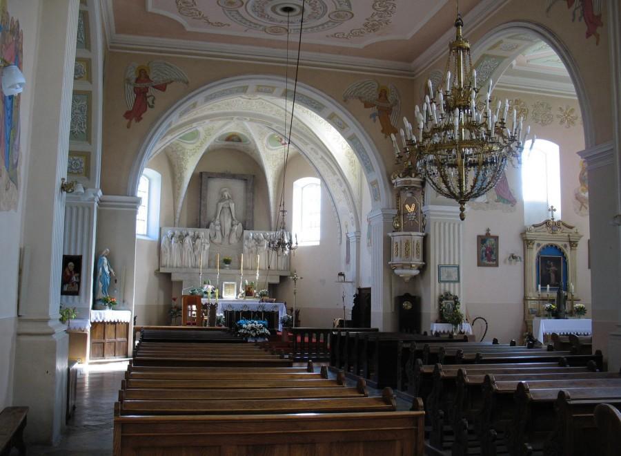 Góry - wnętrze kościoła