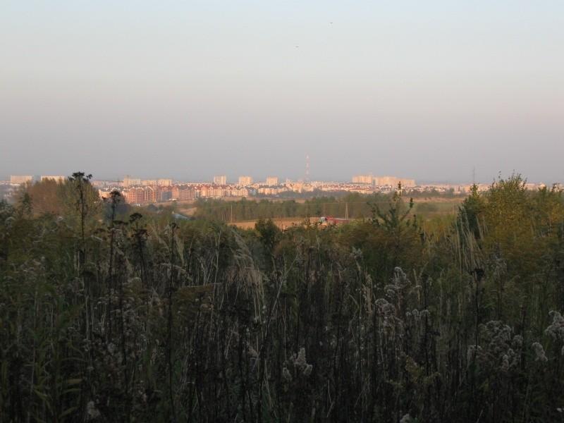 Rzeszów widziany z okolic Przybyszówki.