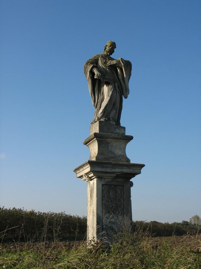 Młodzawy Małe - figury przydrożne, św. Jan Kanty