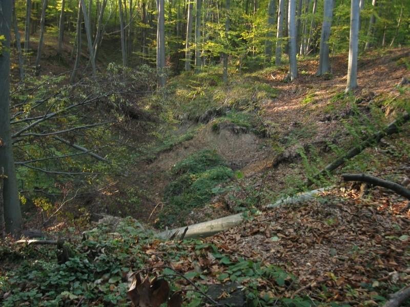 Skarpy pozjeżdżały razem ze ścieżkami.