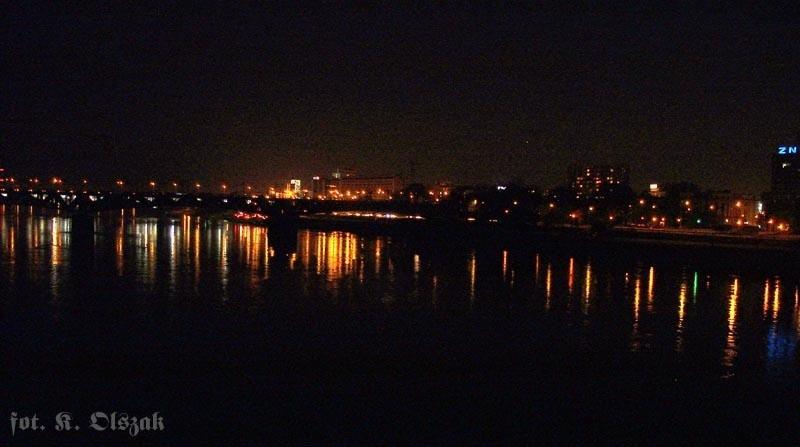 Wisła nocą