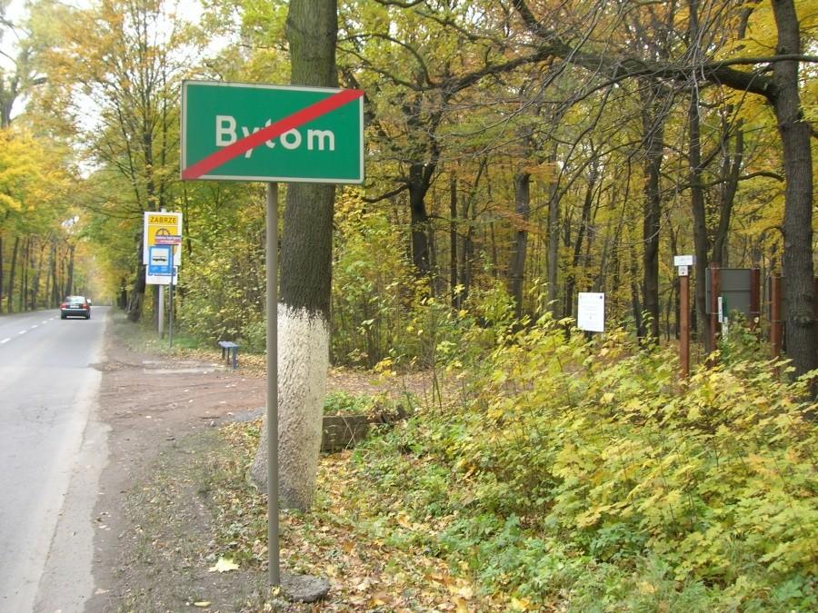Początek trasy rowerowej 6 lub 20