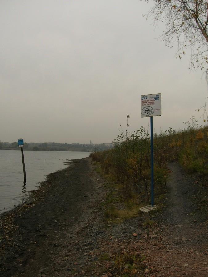 brzeg stawu