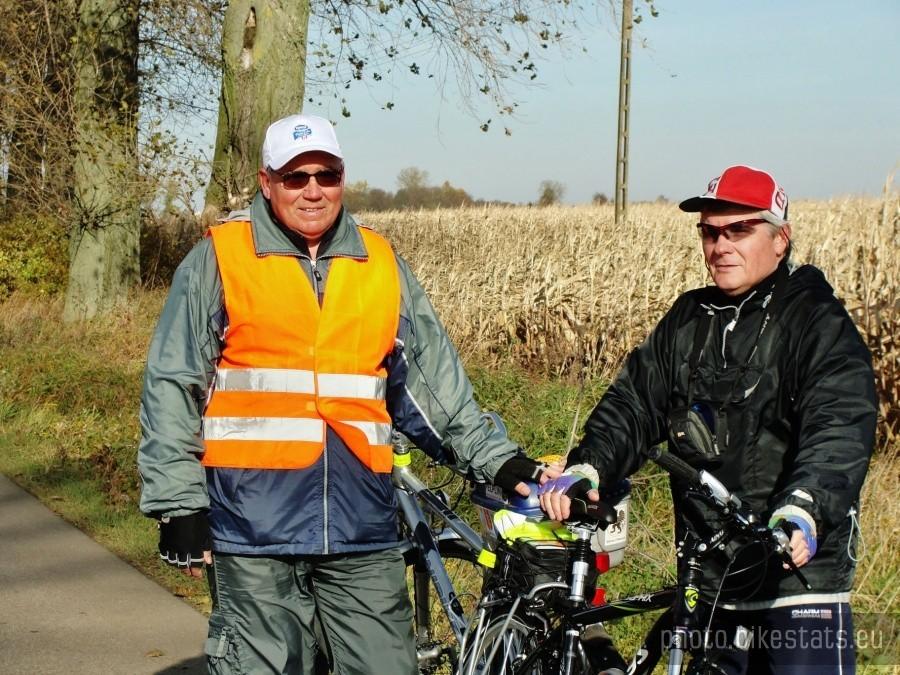 Heniek i ja.Zdjęcie z dzisiejszej wycieczki.