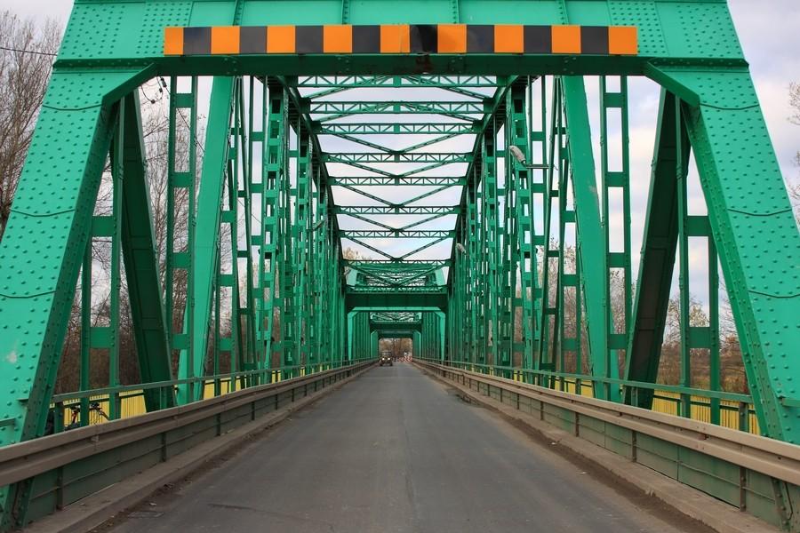 Zielony most na Wisłoku.