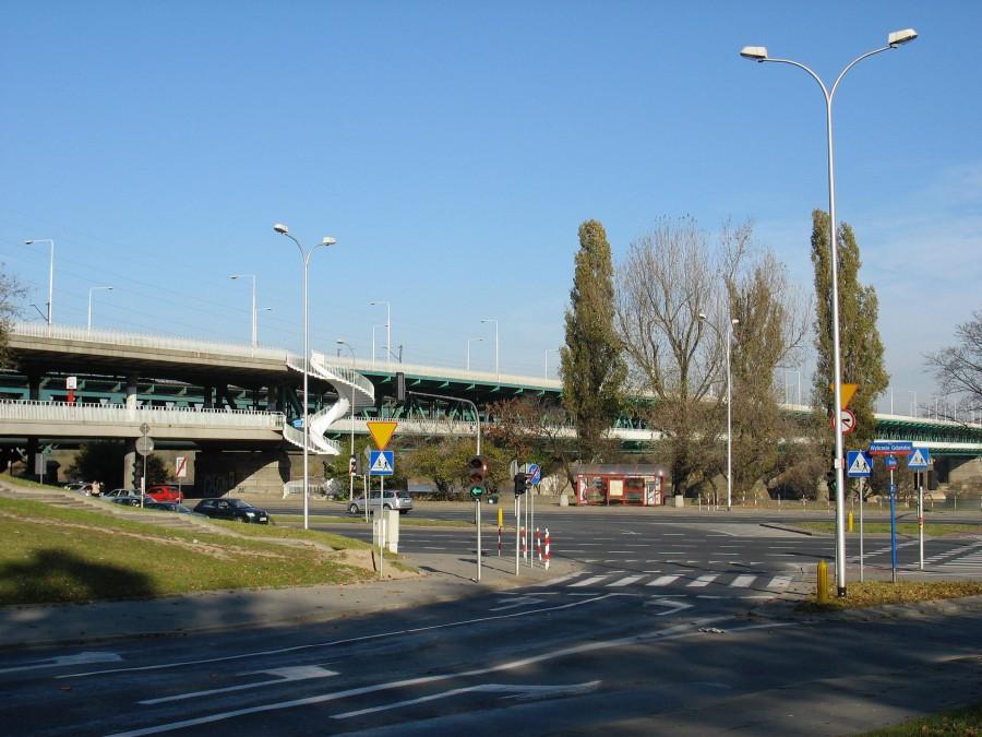 Kręcone schody Mostu Gdańskiego
