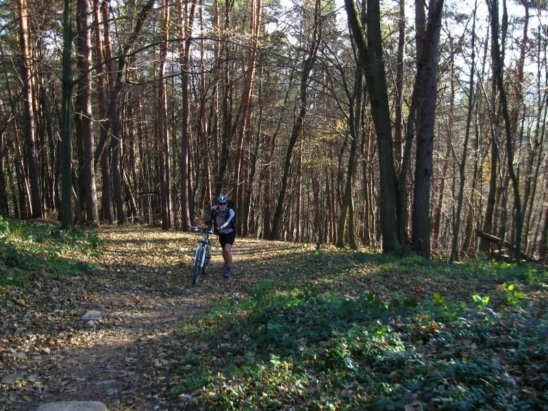 Wspinaczka pod cerkiew w Uluczu.