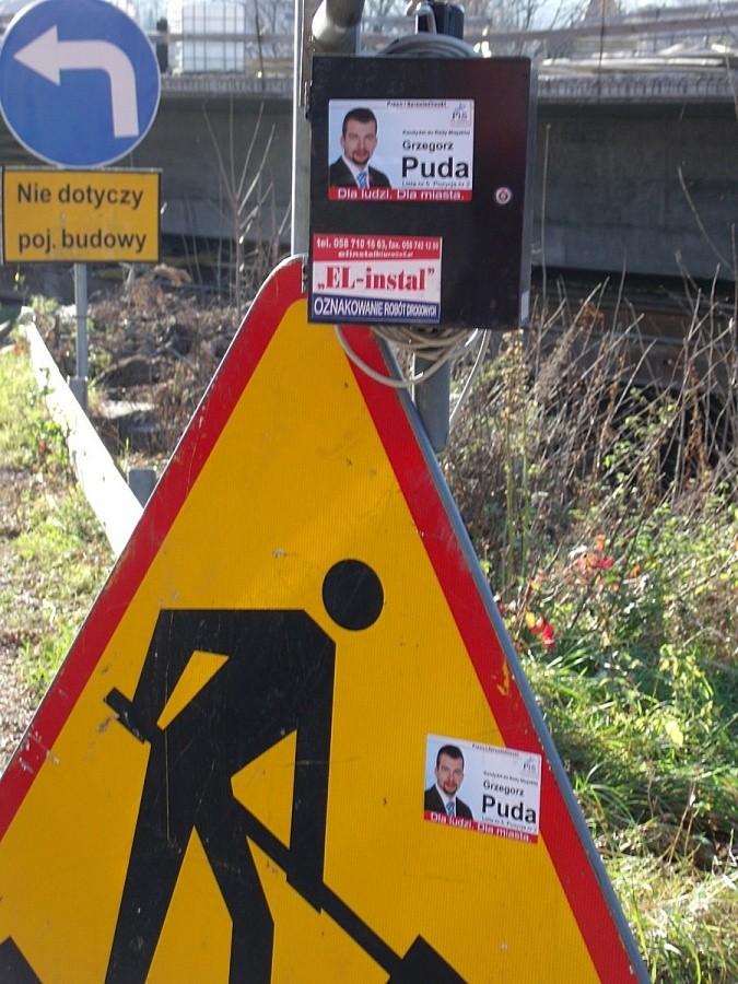 Dobrze, że nie oklejają przechodniów
