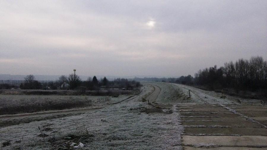 Szron nad Wisłą