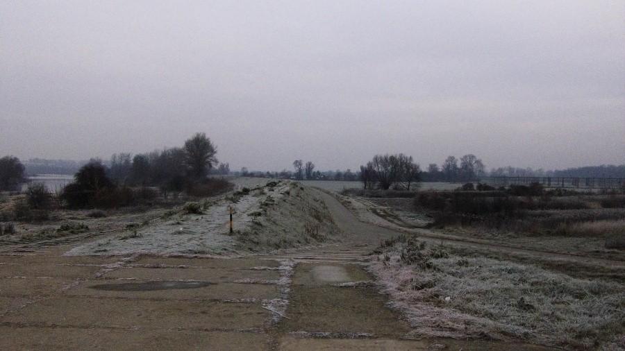 Szron nad Wisłą