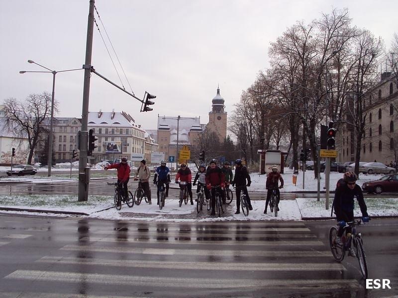 Rowerowa banda chwilę przed atakiem